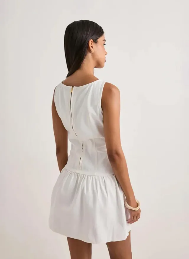 Women's VMKIARA Twill Sleeveless Short Woven Dress – image 4