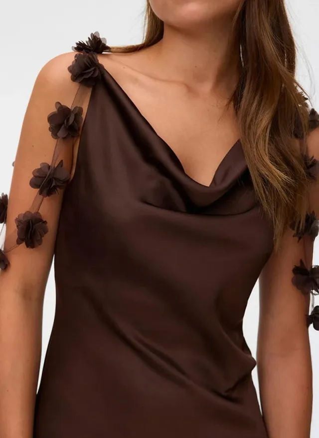Women's VMANALEIA Sleeveless Detail Maxi Dress – صورة 4