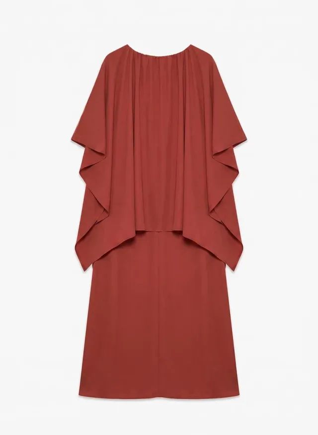 Women's VMFALULAH Boatneck Cape Dress Woven – صورة 7