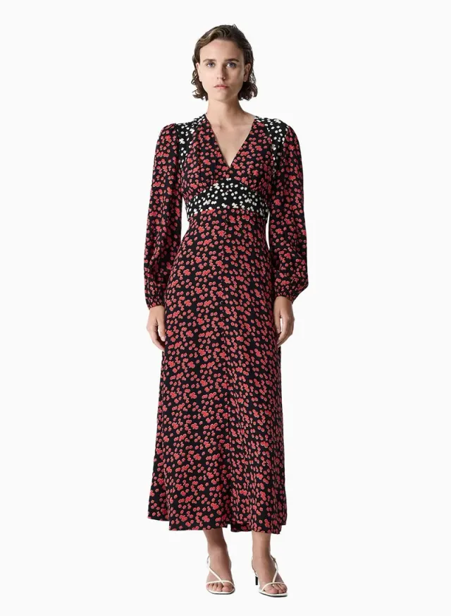 Harriet Delphine Midi Dress