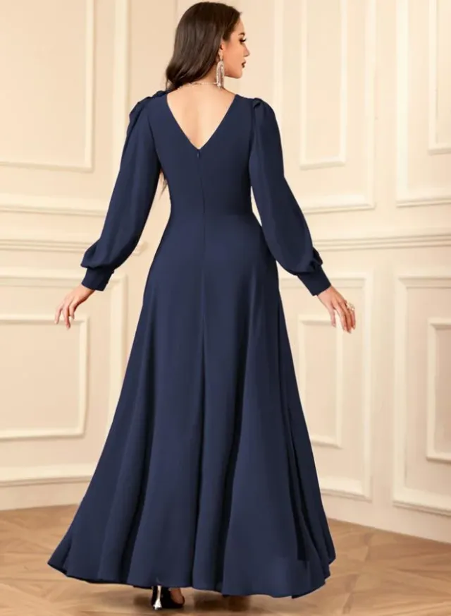 Green 3D Flower Detail Fold Pleat Maxi Dress – image 2