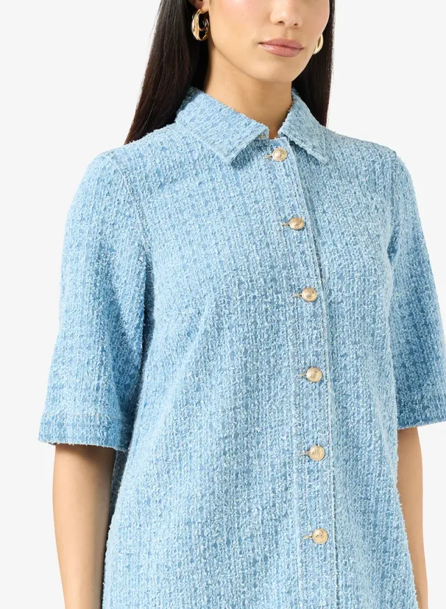 Onlbelle Boucleshort Sleeve Denim Dress – image 3