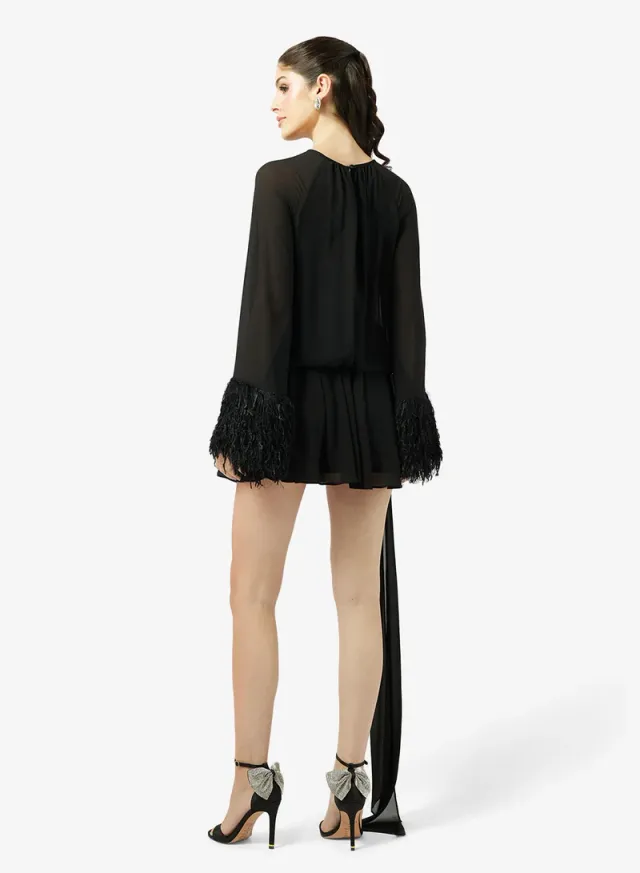 Elegant Feminine Fit Short Dress – image 2