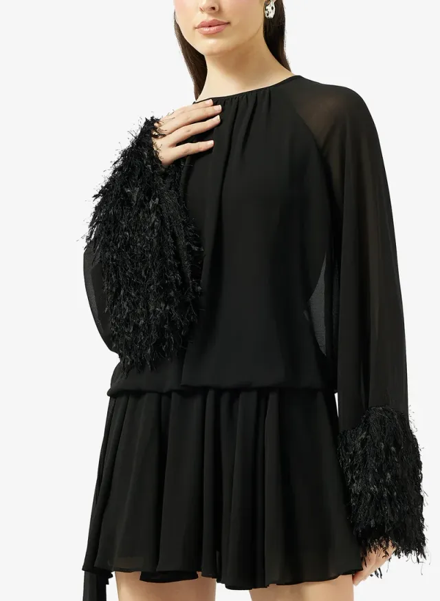 Elegant Feminine Fit Short Dress – image 3