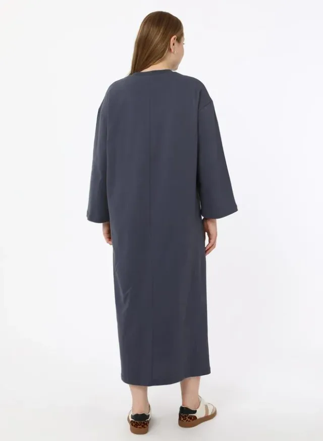 Plus Grey T-Shirt Maxi Dress – image 6