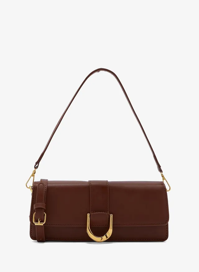 Baguette Should Bag With Buckle Detail