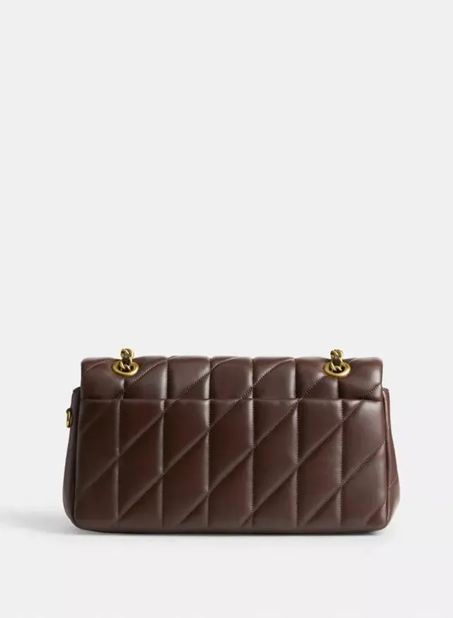 quilted leather shoulder bag – صورة 2