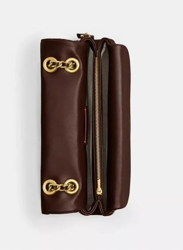 quilted leather shoulder bag – صورة 3