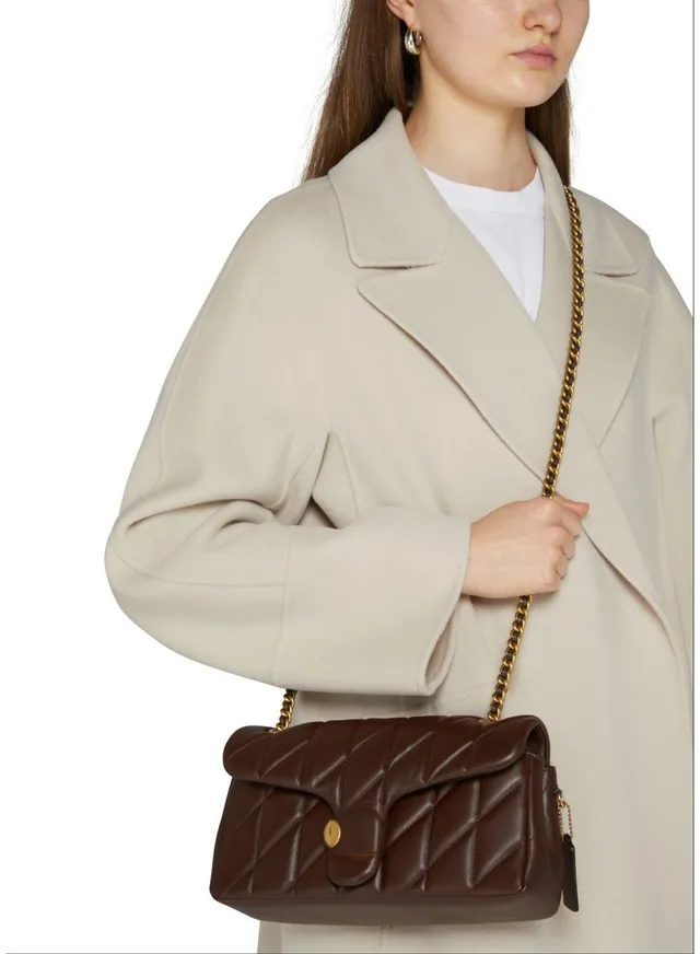 quilted leather shoulder bag – صورة 4