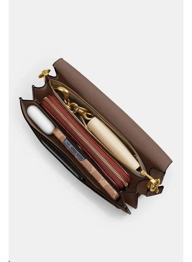 Women's Mixed Leather Shoulder Bag 26 Crossbody Bag – صورة 4