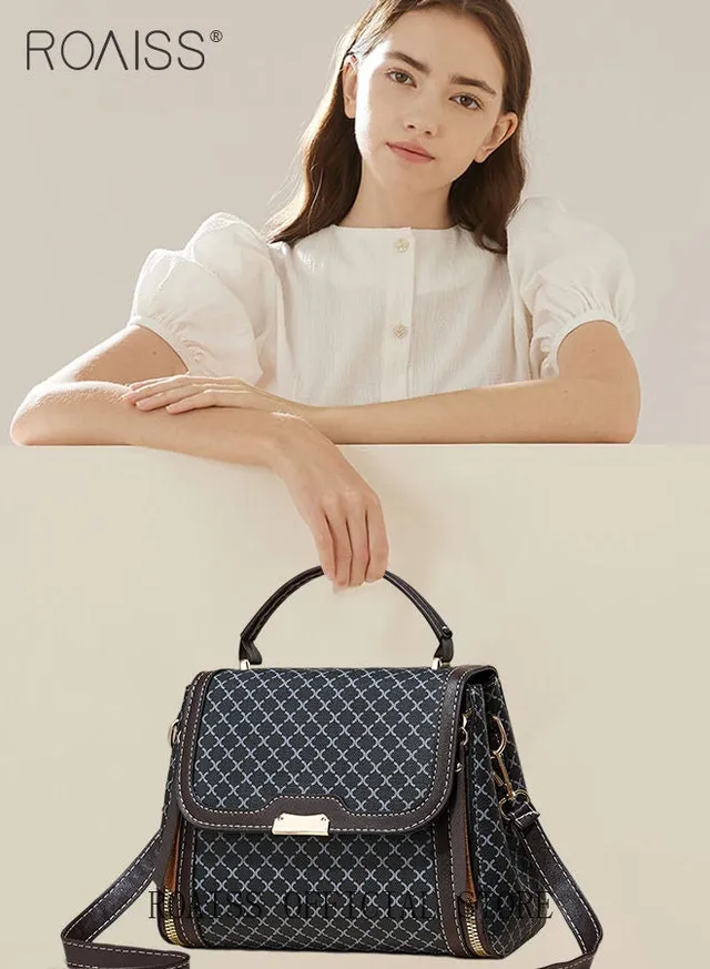 Women Stylish Crossbody Bag with Top Handle, Small Shoulder Bag with Adjustable Strap and Magnetic Buckle, Elegant Chic Handbag for Ladies, Ideal for Dating, Shopping and Everyday Use – image 7