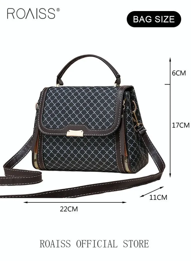 Women Stylish Crossbody Bag with Top Handle, Small Shoulder Bag with Adjustable Strap and Magnetic Buckle, Elegant Chic Handbag for Ladies, Ideal for Dating, Shopping and Everyday Use – image 8