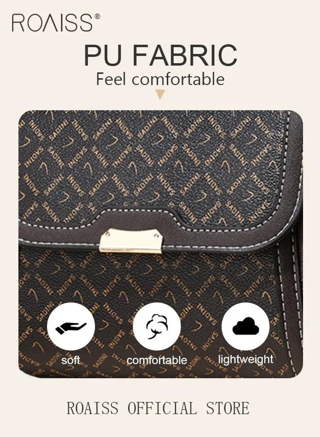 Women Stylish Crossbody Bag with Top Handle, Small Shoulder Bag with Adjustable Strap and Magnetic Buckle, Elegant Chic Handbag for Ladies, Ideal for Dating, Shopping and Everyday Use – image 4
