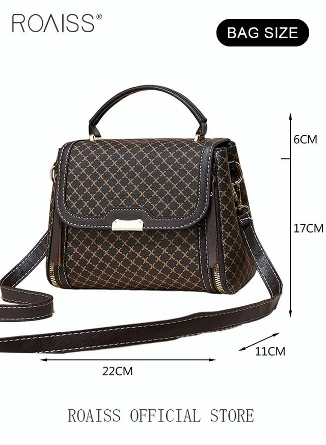 Women Stylish Crossbody Bag with Top Handle, Small Shoulder Bag with Adjustable Strap and Magnetic Buckle, Elegant Chic Handbag for Ladies, Ideal for Dating, Shopping and Everyday Use – image 8