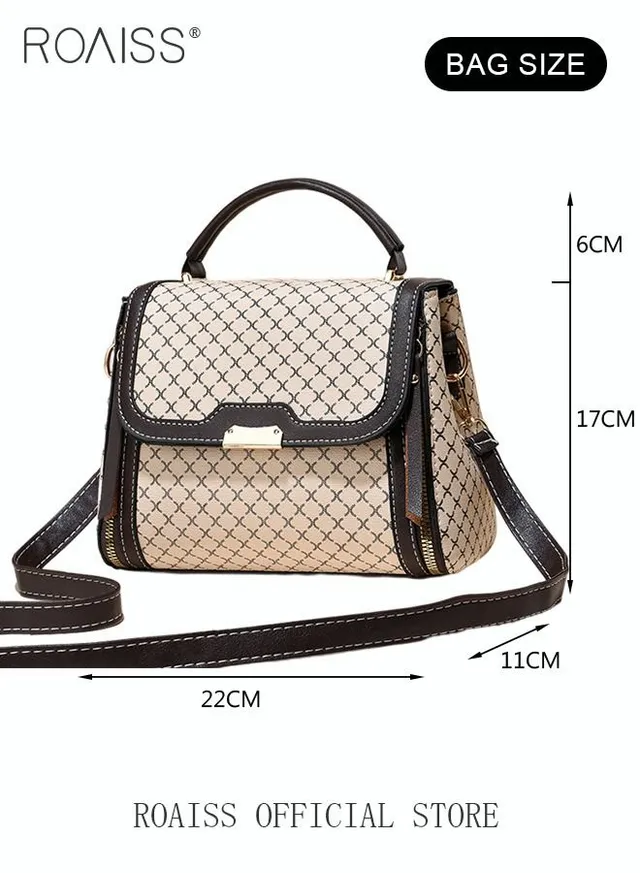 Women Stylish Crossbody Bag with Top Handle, Small Shoulder Bag with Adjustable Strap and Magnetic Buckle, Elegant Chic Handbag for Ladies, Ideal for Dating, Shopping and Everyday Use – image 10