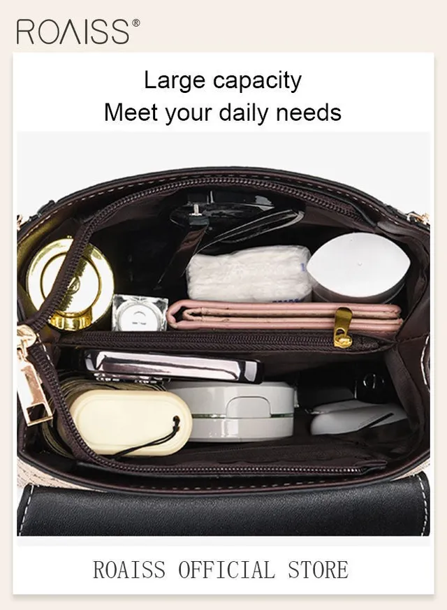 Women Stylish Crossbody Bag with Top Handle, Small Shoulder Bag with Adjustable Strap and Magnetic Buckle, Elegant Chic Handbag for Ladies, Ideal for Dating, Shopping and Everyday Use – image 3