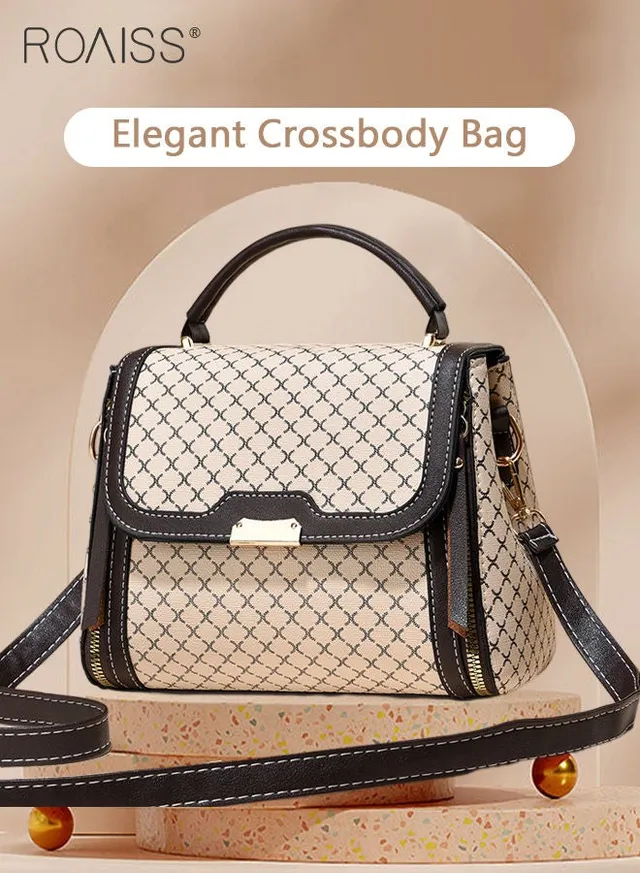 Women Stylish Crossbody Bag with Top Handle, Small Shoulder Bag with Adjustable Strap and Magnetic Buckle, Elegant Chic Handbag for Ladies, Ideal for Dating, Shopping and Everyday Use – image 6
