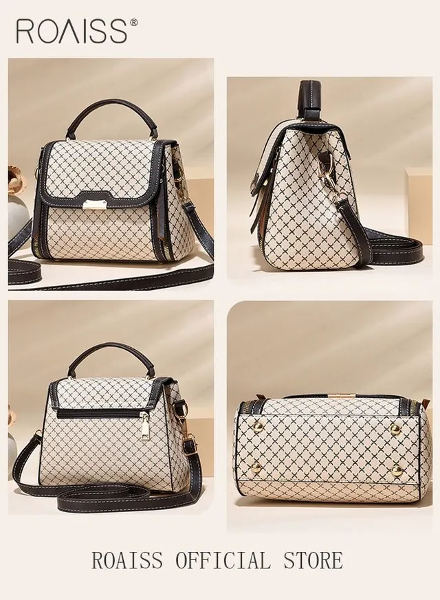 Women Stylish Crossbody Bag with Top Handle, Small Shoulder Bag with Adjustable Strap and Magnetic Buckle, Elegant Chic Handbag for Ladies, Ideal for Dating, Shopping and Everyday Use – image 9