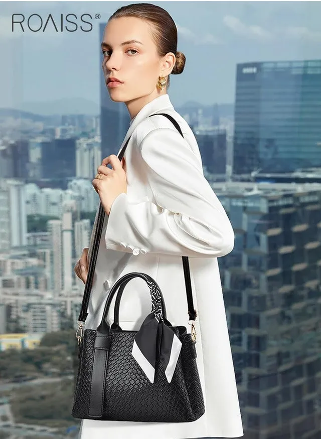 Leather Women Shoulder Bag Women's Handbag Elegant Patent Leather Bag Waterproof Handbag Shoulder Bag Women Large Capacity Bag – image 4