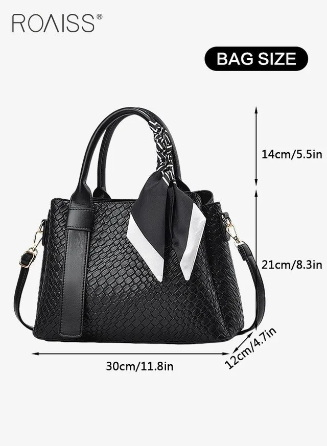 Leather Women Shoulder Bag Women's Handbag Elegant Patent Leather Bag Waterproof Handbag Shoulder Bag Women Large Capacity Bag – image 6
