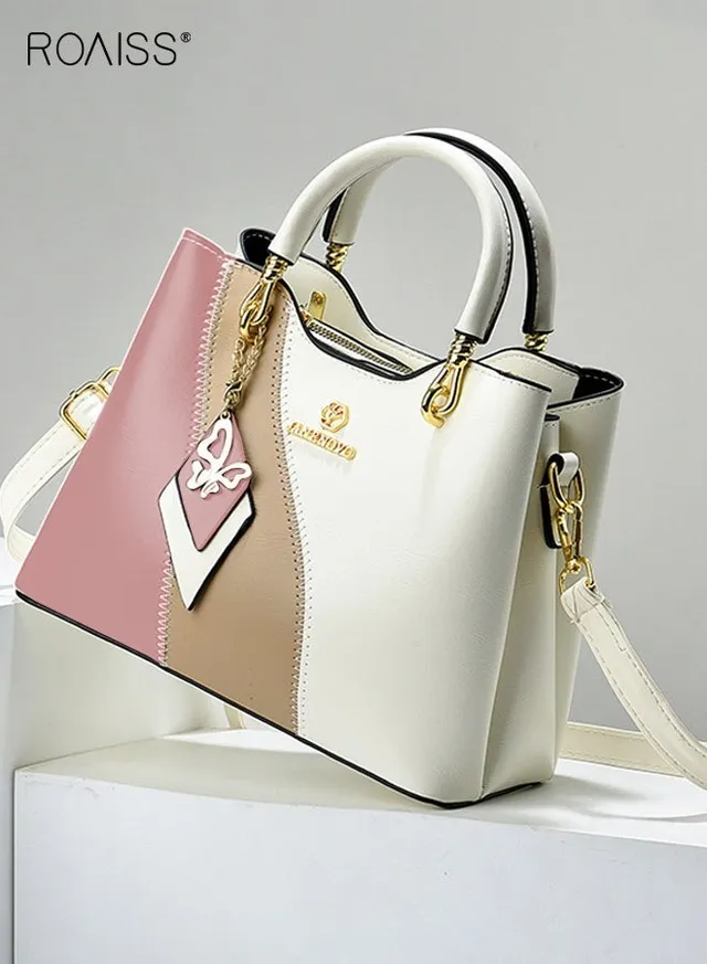 Leather Women Shoulder Bag Women's Handbag Elegant Patent Leather Bag Waterproof Handbag Shoulder Bag Women Large Capacity Bag – image 5