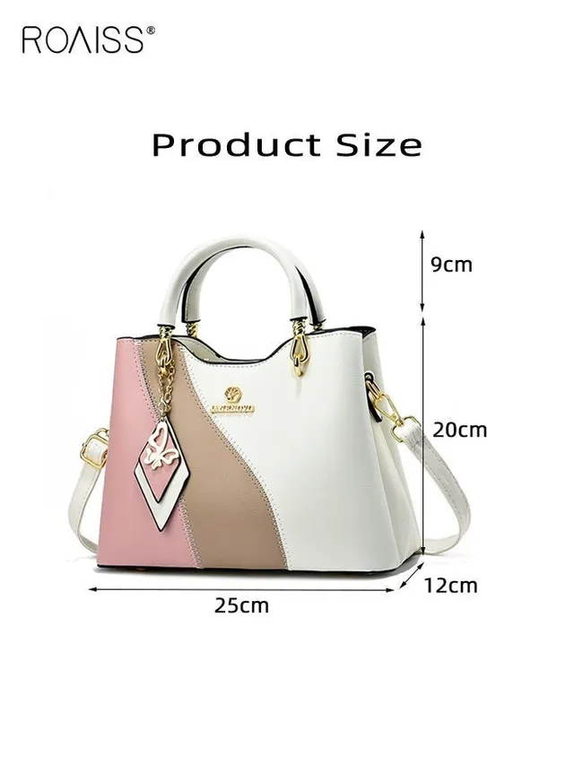 Leather Women Shoulder Bag Women's Handbag Elegant Patent Leather Bag Waterproof Handbag Shoulder Bag Women Large Capacity Bag – image 7