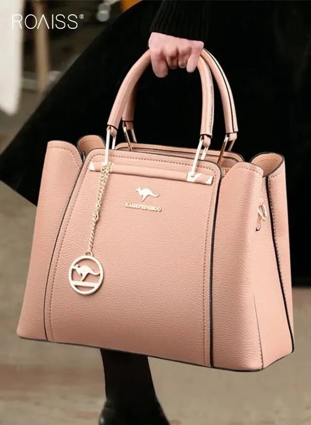 Leather Women Shoulder Bag Women's Handbag Elegant Patent Leather Bag Waterproof Handbag Shoulder Bag Women Large Capacity Bag – image 4