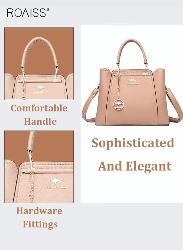 Leather Women Shoulder Bag Women's Handbag Elegant Patent Leather Bag Waterproof Handbag Shoulder Bag Women Large Capacity Bag – image 7