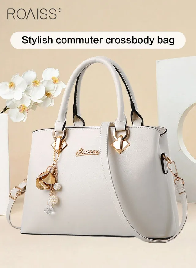 Leather Women Shoulder Bag Women's Handbag Elegant Patent Leather Bag Waterproof Handbag Shoulder Bag Women Large Capacity Bag – image 2