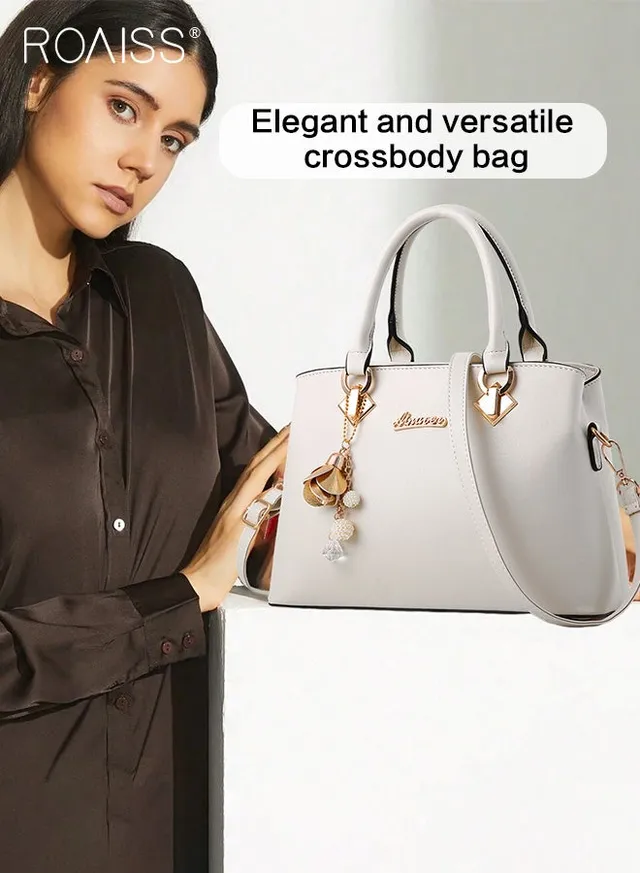 Leather Women Shoulder Bag Women's Handbag Elegant Patent Leather Bag Waterproof Handbag Shoulder Bag Women Large Capacity Bag – image 5
