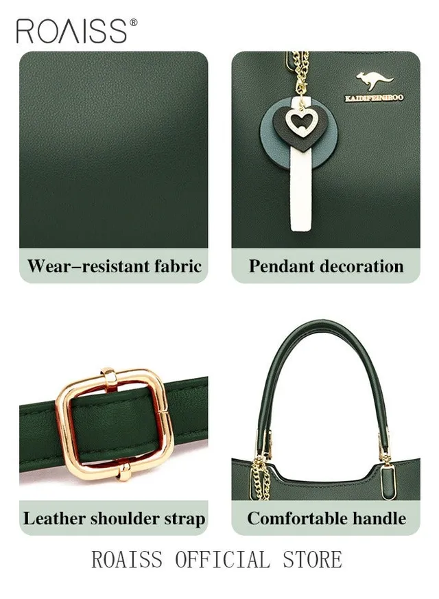 Women's Patent PU Leather Two-Tone Handbag, Elegant Structured Tote Bag with Detachable Shoulder Strap, Ladies Classic Shoulder Bag Handle Satchel Bag with Gold-Tone Hardware, Multi-Functional Crossbody Purse for Work Office Business Everyday Casual Wear – image 6