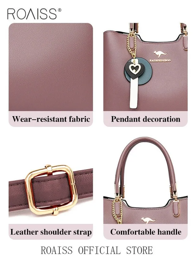 Women's Patent PU Leather Two-Tone Handbag, Elegant Structured Tote Bag with Detachable Shoulder Strap, Ladies Classic Shoulder Bag  Handle Satchel Bag with Gold-Tone Hardware, Multi-Functional Crossbody Purse for Work Office Business Everyday Casual Wear – image 6