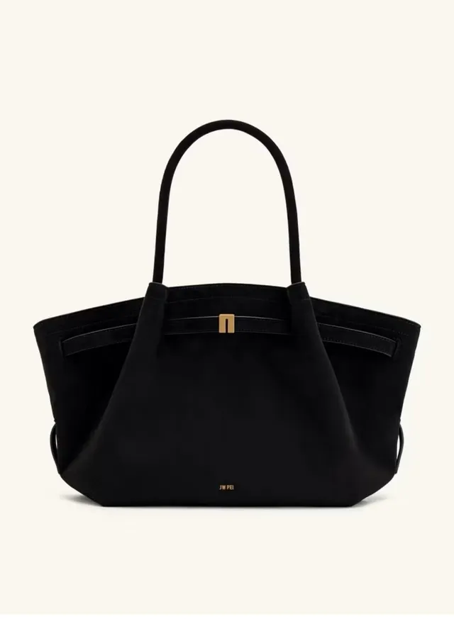 Hana Medium Tote Bag -  Weave Black – image 2