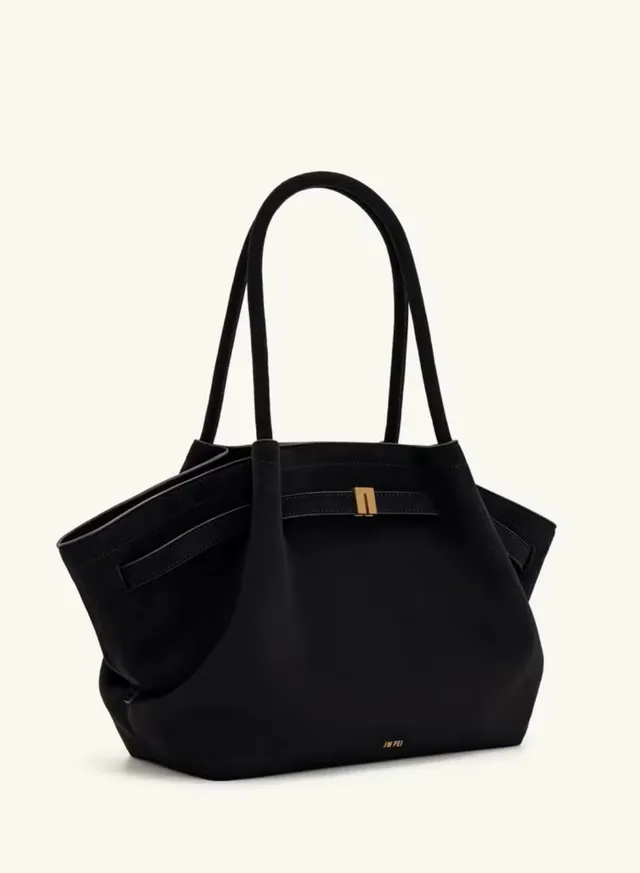 Hana Medium Tote Bag -  Weave Black – image 3