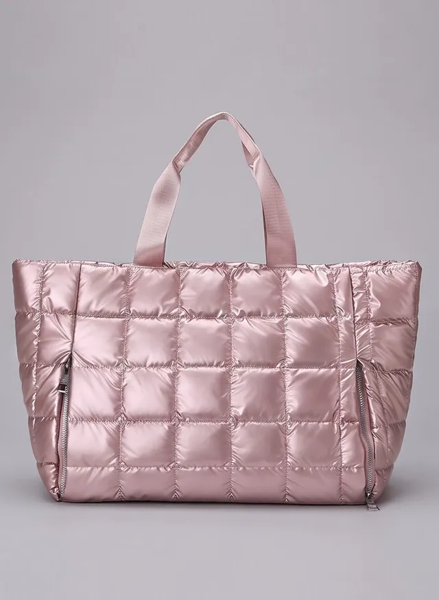 Luna Quilted Puffer Tote Bag for Padel & Yoga with Yoga Mat Compartment – image 2
