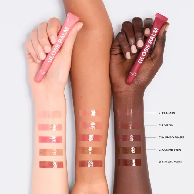 Tinted Lip Gloss Balm with Shea Butter, 24-Hour Hydration, Plump Shine – image 6