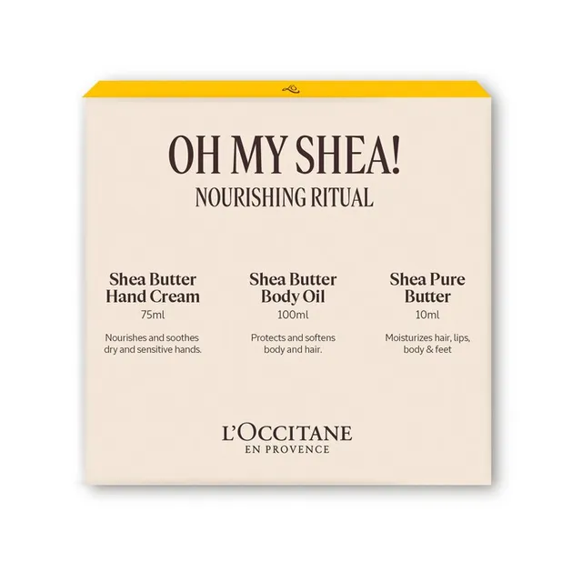 Shea Butter Ritual Set: Hand Cream, Body Oil, Pure Shea Butter – image 3