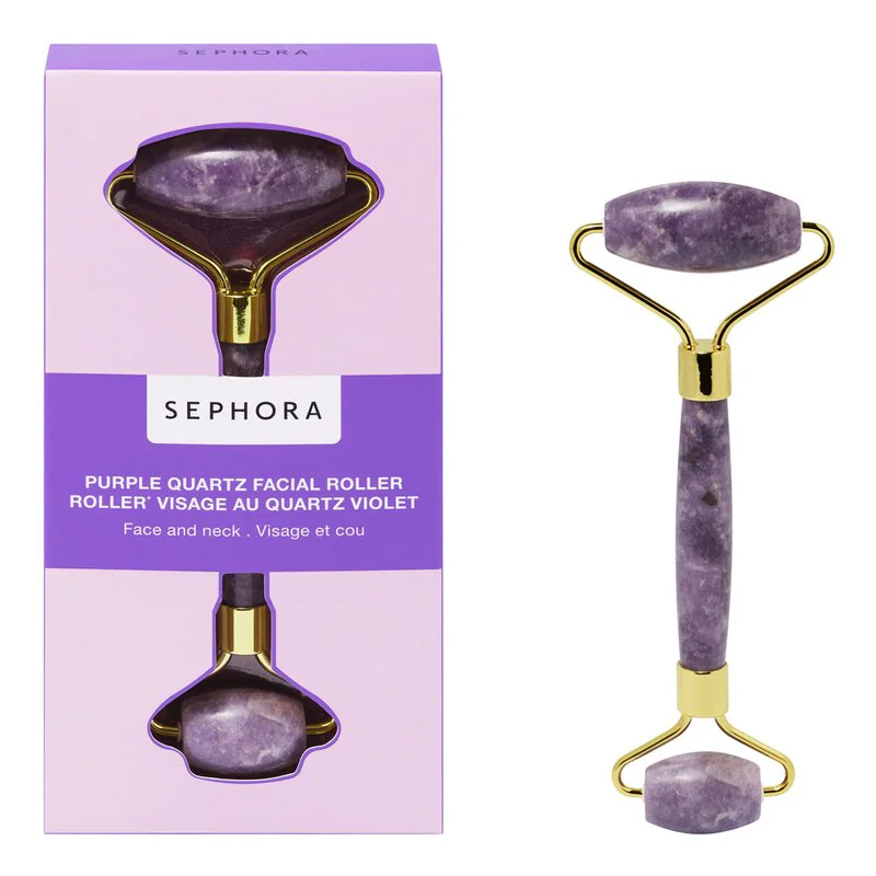 Rose Quartz Facial Roller Rose