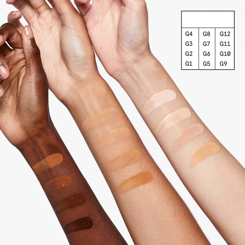 ملون بشرة مثالي لتغطية ندية وشفافة
