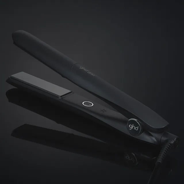 Gold Hair Straightener with Dual-Zone Heating and Contoured Plates – image 3