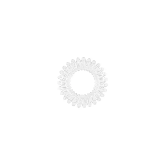 Original Premium 3pc Hair Ties Crystal Clear – image 4