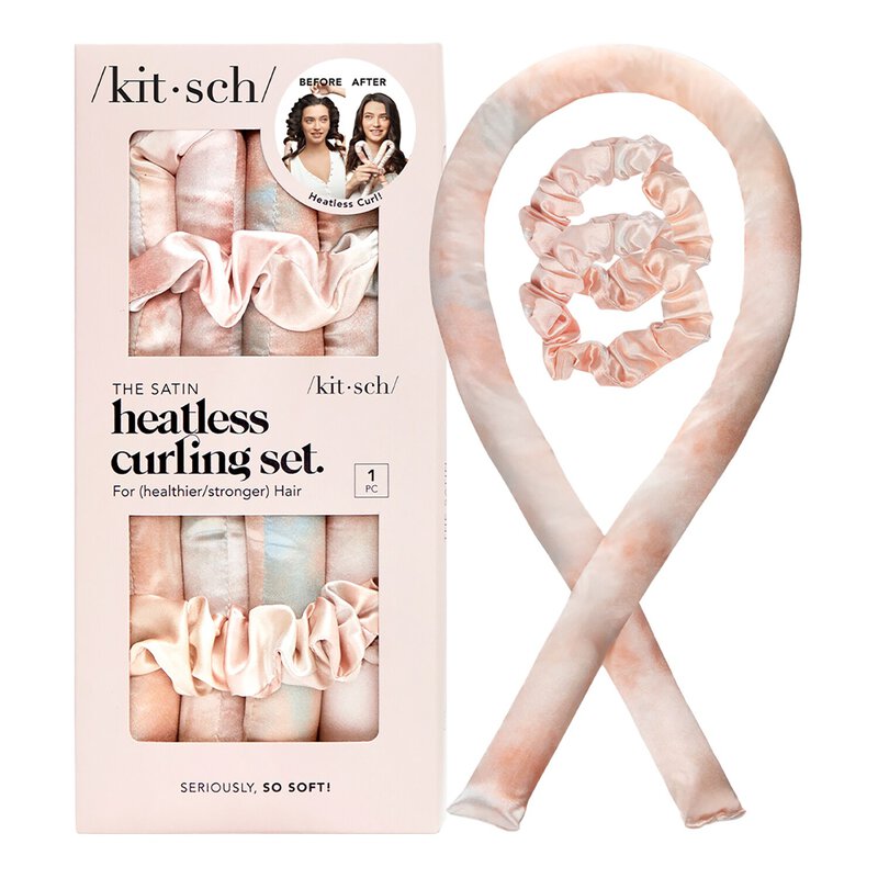 Satin Heatless Curl Set