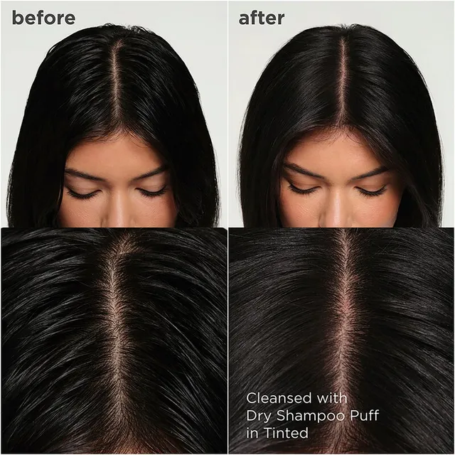 Talc-Free Dry Shampoo Puff for Brunette Hair - Mattifying Formula – image 3