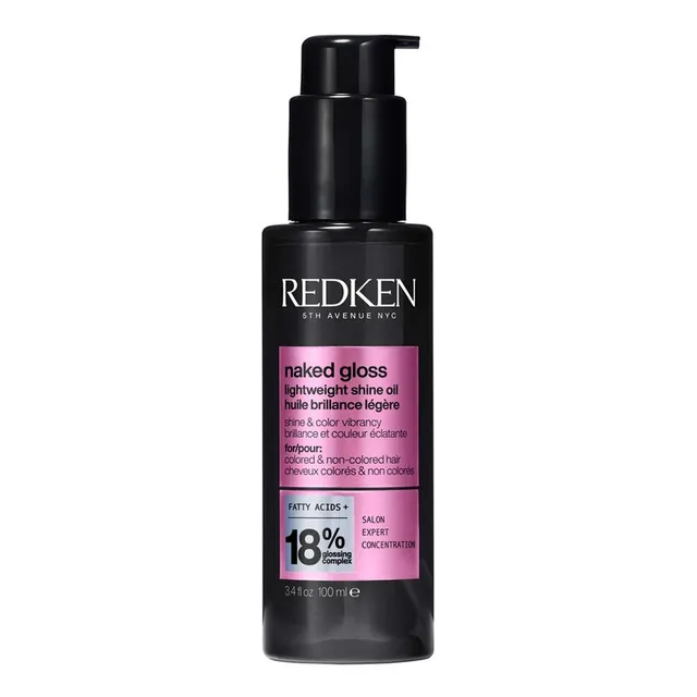 Naked Gloss Lightweight Shine Oil Serum for Color-Treated Hair