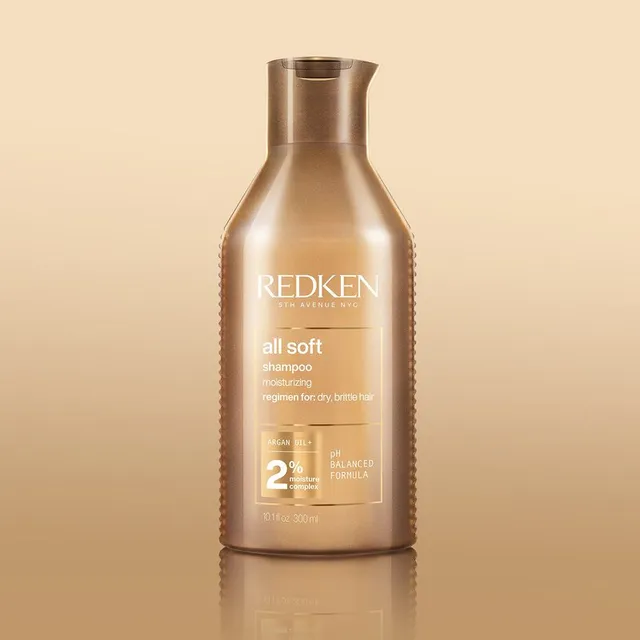 Redken All Soft Shampoo for Dry Hair with Argan Oil – image 2