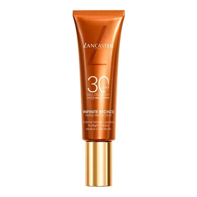 كريم إنفنيت برونز المُلوِّن للحماية من الشمس بلون متوسط/داكن بمُعامل حماية SPF30