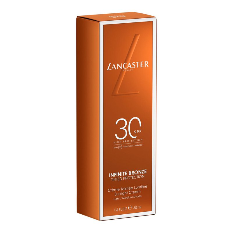 كريم إنفنيت برونز المُلوِّن للحماية من الشمس بلون متوسط/داكن بمُعامل حماية SPF30