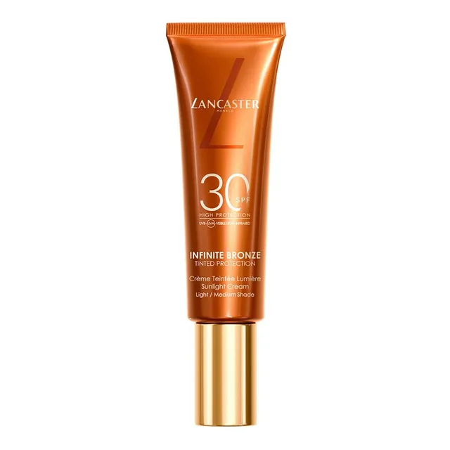كريم إنفنيت برونز المُلوّن للوقاية من الشمس بلون فاتح/متوسط بمُعامل حماية SPF30