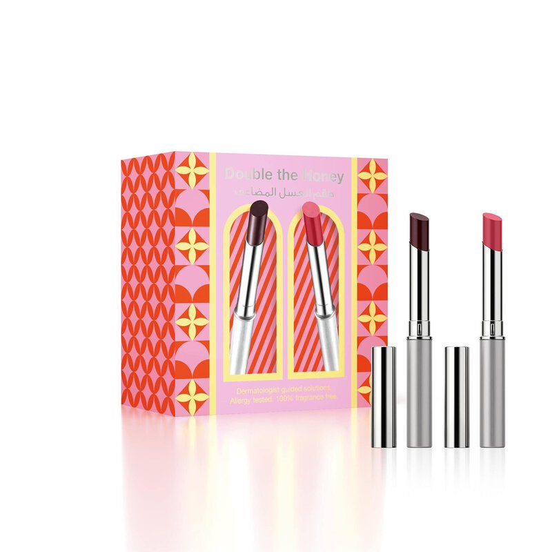 Double The Honey Lip Set Pink Honey & Black Honey
