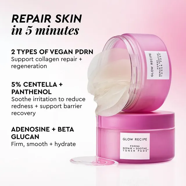 PDRN+ Skin Barrier Repair Soothing Korean Toner Pads – image 5